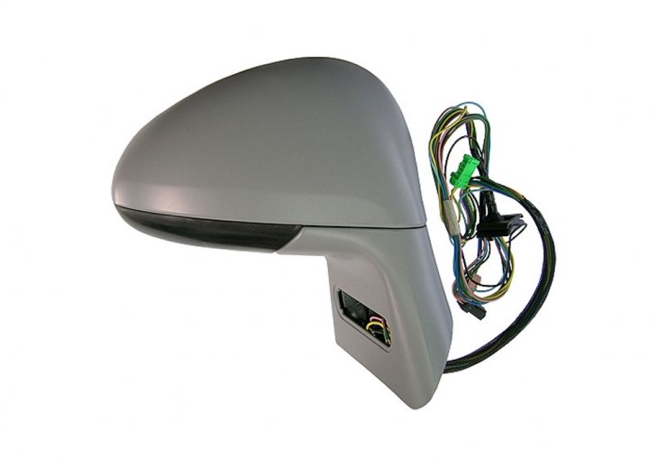 Retrovisor eléctrico derecho, convexo, azul, térmico, imprimado, abatible, sonda, memoria CITROEN-C4 pour CITROEN C4  pour CITROEN C4