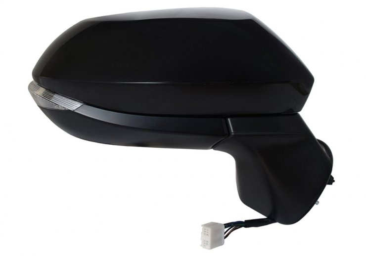 Retrovisor eléctrico derecho, convexo, térmico, imprimado, con intermitente, LED (6 pines) TOYOTA-YARIS pour TOYOTA YARIS CROSS  pour TOYOTA YARIS CROSS