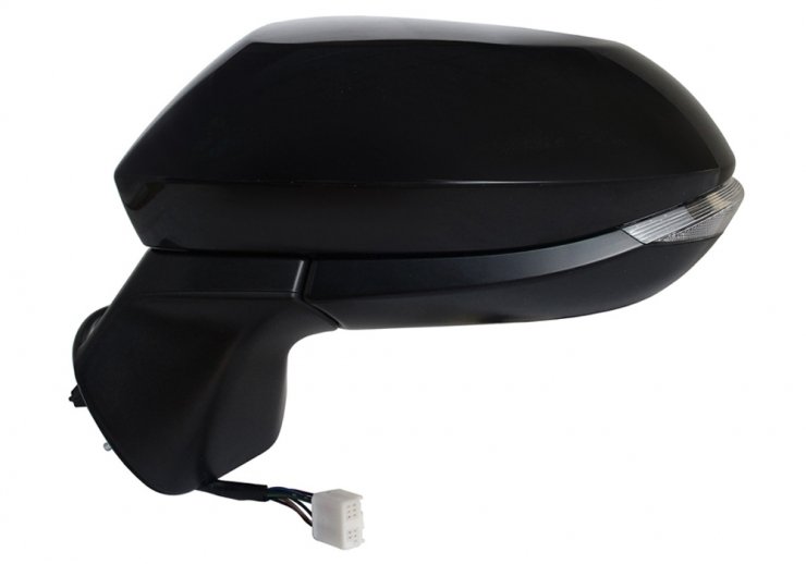 Retrovisor eléctrico izquierdo, convexo, térmico, imprimado, abatible, con intermitente, LED (8 pines) TOYOTA-YARIS pour TOYOTA YARIS CROSS  pour TOYOTA YARIS CROSS