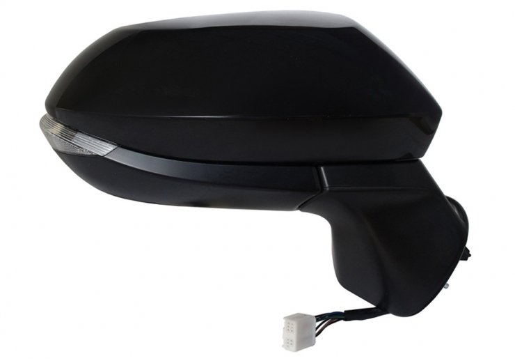 Retrovisor eléctrico derecho, convexo, térmico, imprimado, abatible, con intermitente, LED (8 pines) TOYOTA-YARIS pour TOYOTA YARIS CROSS  pour TOYOTA YARIS CROSS