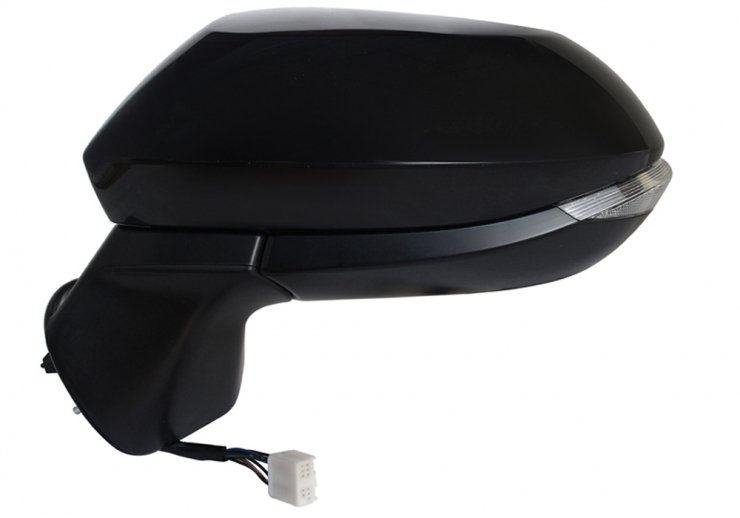 Retrovisor eléctrico izquierdo, convexo, térmico, imprimado, abatible, con intermitente, LED, side (9 pines) TOYOTA-YARIS pour TOYOTA YARIS CROSS  pour TOYOTA YARIS CROSS