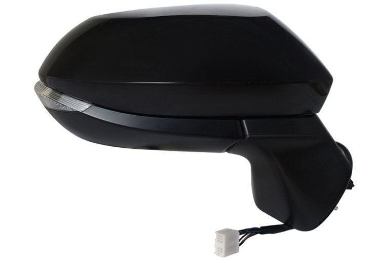 Retrovisor eléctrico derecho, convexo, térmico, imprimado, abatible, con intermitente, LED, side (9 pines) TOYOTA-YARIS pour TOYOTA YARIS CROSS  pour TOYOTA YARIS CROSS