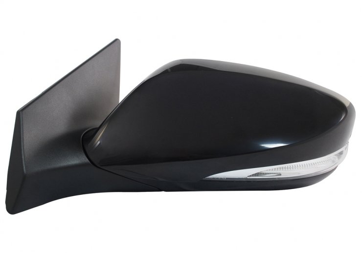 Retrovisor eléctrico izquierdo, convexo, térmico, imprimado, con intermitente (6 pines)  pour HYUNDAI ELANTRA  pour HYUNDAI ELANTRA