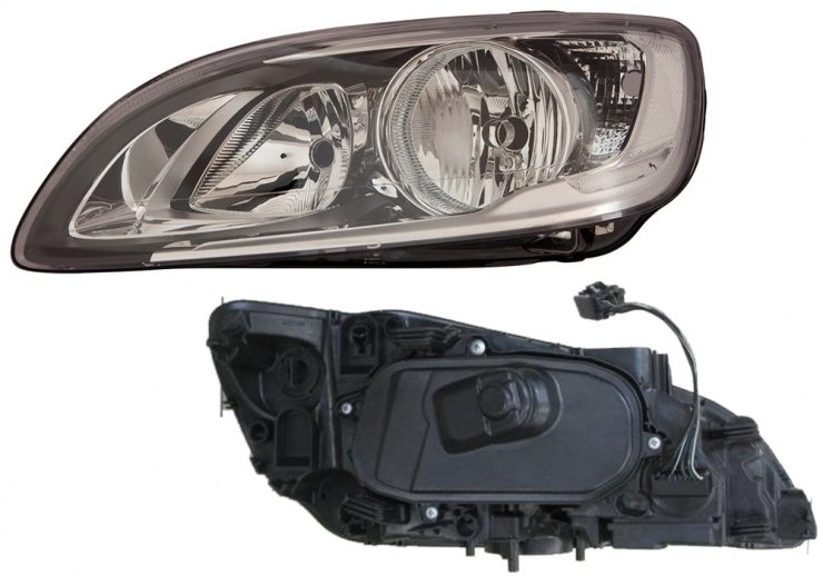 Faro eléctrico izquierdo, LED, H7+H9 (motor) (anclaje doble)  pour VOLVO S60-V60  pour VOLVO S60-V60