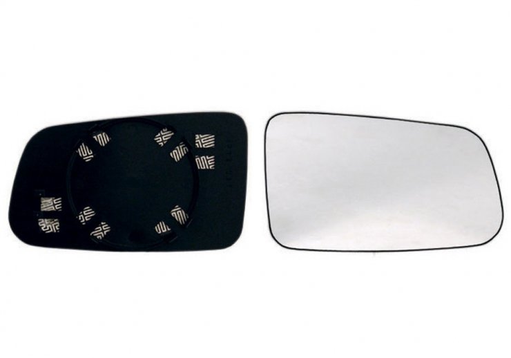 Acceder a la pieza Cristal + soporte retrovisor derecho, convexo, térmico