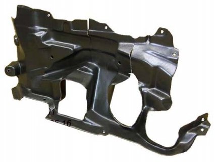 Acceder a la pieza Protección motor izquierda