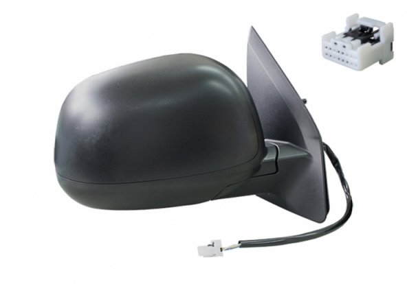 Acceder a la pieza Retrovisor eléctrico derecho, convexo, térmico, imprimado (5 pines)