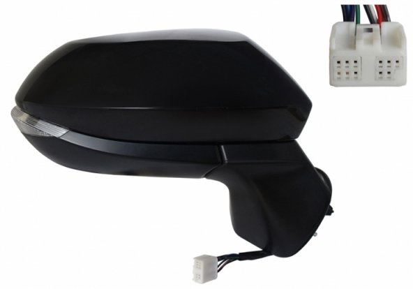 Acceder a la pieza Retrovisor eléctrico derecho, convexo, térmico, imprimado, abatible, con intermitente, LED, side (9 pines) Acceder a la pieza Retrovisor eléctrico derecho, convexo, térmico, imprimado, abatible, con intermitente, LED, side (9 pines)