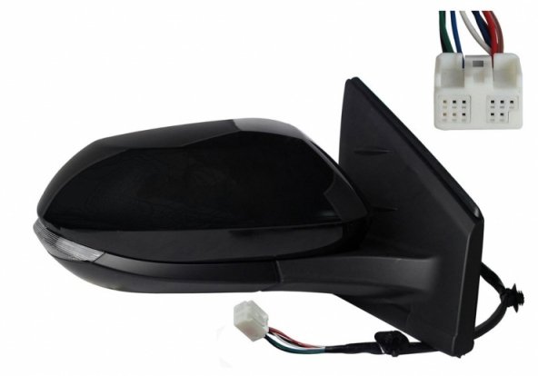 Acceder a la pieza Retrovisor eléctrico derecho, convexo, térmico, imprimado, abatible, con intermitente, LED, side (5 puertas) (8 pines)