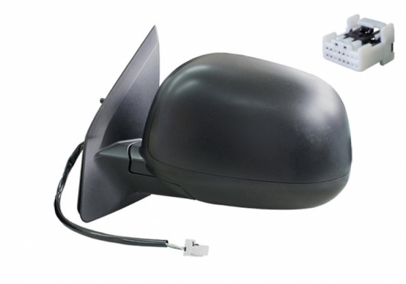 Acceder a la pieza Retrovisor eléctrico izquierdo, convexo, térmico, imprimado (5 pines) Acceder a la pieza Retrovisor eléctrico izquierdo, convexo, térmico, imprimado (5 pines)