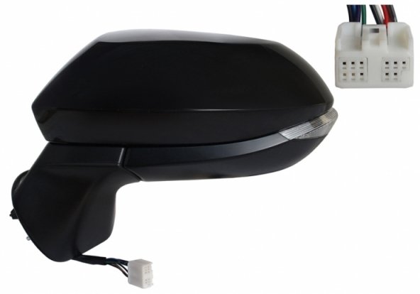 Acceder a la pieza Retrovisor eléctrico izquierdo, convexo, térmico, imprimado, abatible, con intermitente, LED, side (9 pines) Acceder a la pieza Retrovisor eléctrico izquierdo, convexo, térmico, imprimado, abatible, con intermitente, LED, side (9 pines)