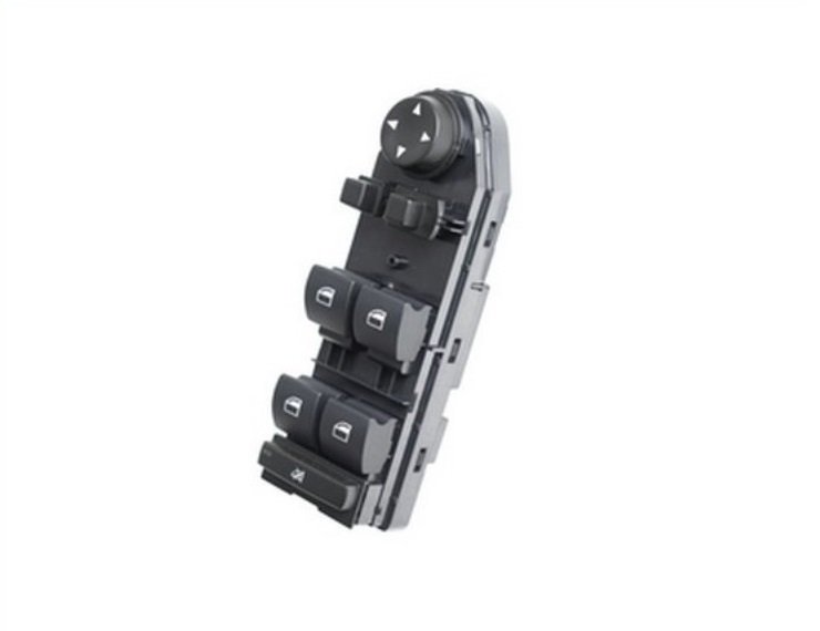 Acceder a la pieza Panel de 4 interruptores elevalunas, puerta delantera izquierda, función espejo abatible (4 pines)