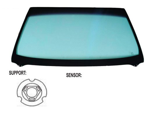 Acceder a la pieza Parabrisas verde acústico