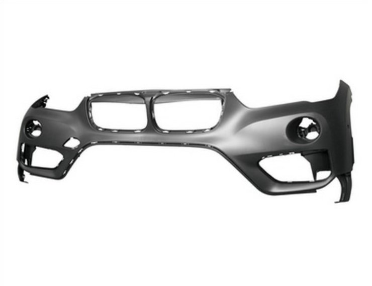 Acceder a la pieza Parachoques delantero imprimado, agujeros sensores