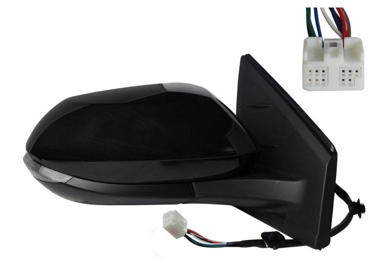 Acceder a la pieza Retrovisor eléctrico derecho, convexo, térmico, imprimado, abatible, con intermitente, LED, side (5 puertas) (8 pines)