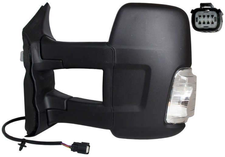 Acceder a la pieza Retrovisor eléctrico izquierdo, convexo, térmico, con intermitente (6 pines) (Largo)