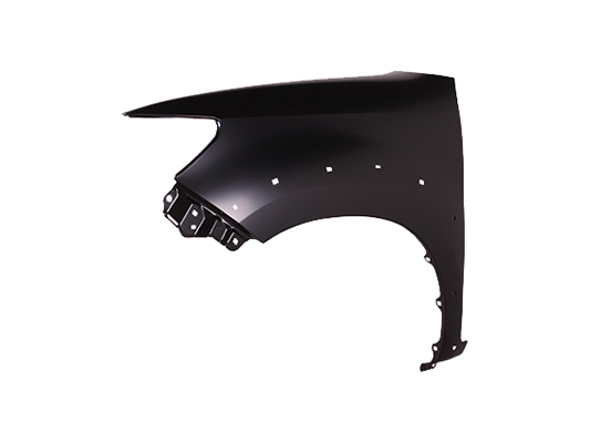 Acceder a la pieza Aleta delantera izquierda, agujeros molduras (4WD)