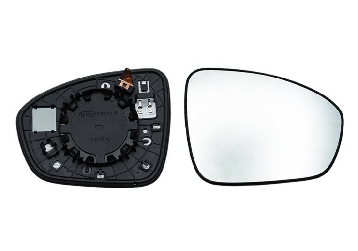 Acceder a la pieza Cristal + soporte retrovisor derecho, convexo, térmico