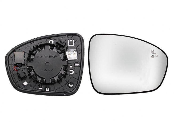Acceder a la pieza Cristal + soporte retrovisor derecho, convexo, térmico, side (2 pines)