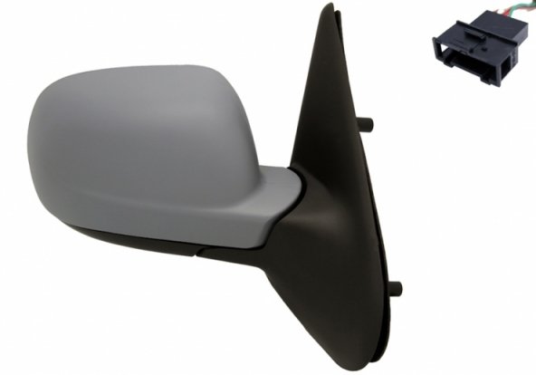 Acceder a la pieza Retrovisor eléctrico derecho, convexo, térmico, imprimado (Modelo pequeño)