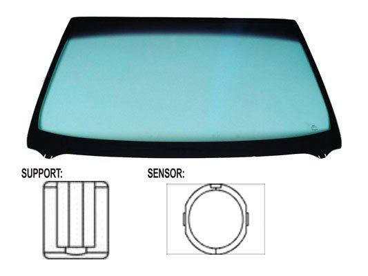 Acceder a la pieza Parabrisas verde, difuminado azul, control solar