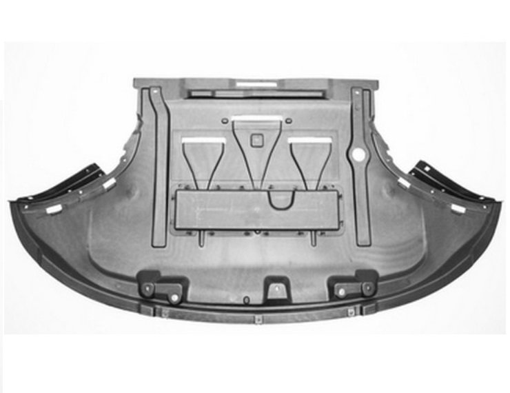 Acceder a la pieza Protección bajo motor