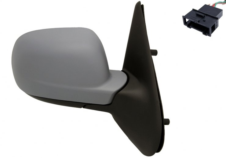 Acceder a la pieza Retrovisor eléctrico derecho, convexo, térmico, imprimado (Modelo pequeño)