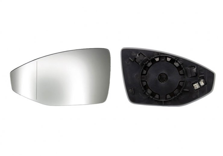 Acceder a la pieza Cristal + soporte retrovisor izquierdo, asférico, térmico (2 pines)