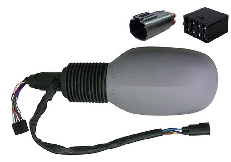 Acceder a la pieza Retrovisor eléctrico reversible, convexo, térmico, imprimado (6 pines-7 pines)