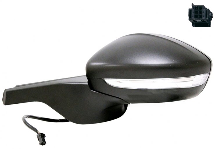 Retrovisor izquierda eléctrico, térmico + piloto 18-> CITROEN-C3 pour CITROEN C3  pour CITROEN C3