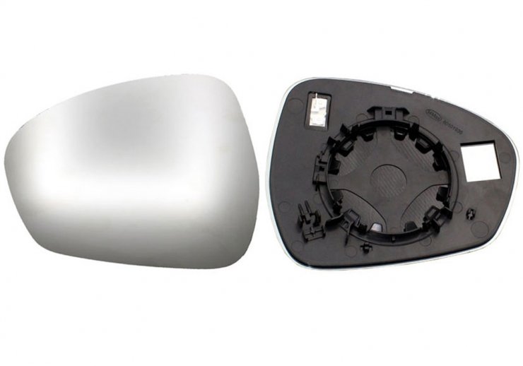 Acceder a la pieza Cristal + soporte retrovisor izquierdo, convexo, térmico (2 pines)