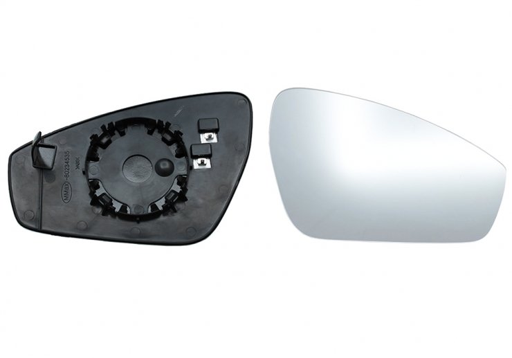 Acceder a la pieza Cristal + soporte retrovisor derecho, convexo, térmico, con patilla antivibración (2 pines)