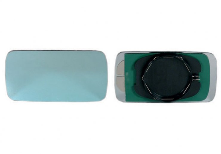 Acceder a la pieza Cristal + soporte retrovisor izquierdo, convexo, azul