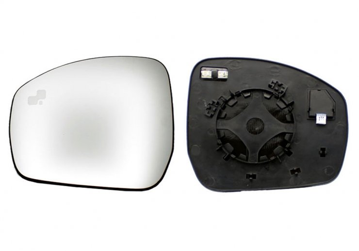 Acceder a la pieza Cristal + soporte retrovisor izquierdo, convexo, térmico, side (2 pines)