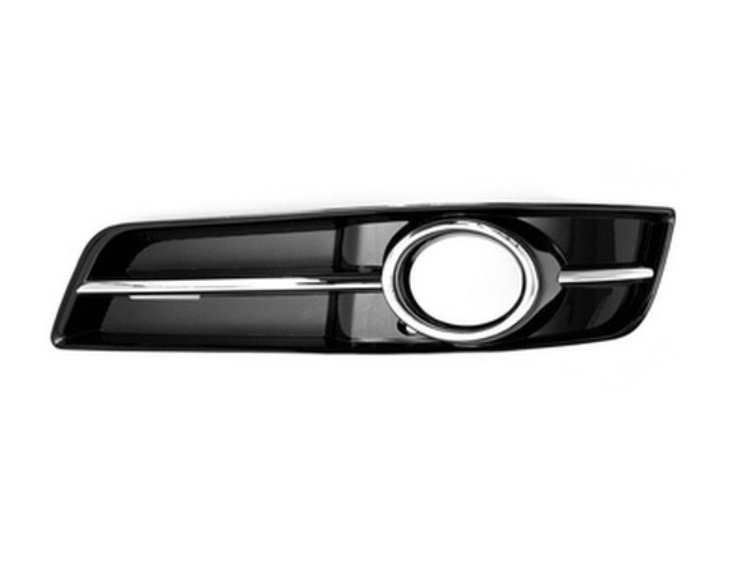 Acceder a la pieza Rejilla izquierda parachoques, negro, antinieblas