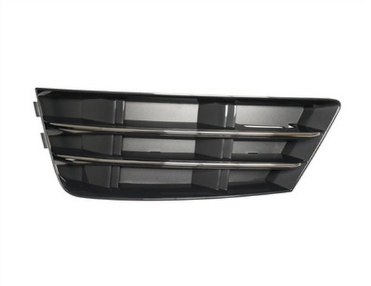 Acceder a la pieza Rejilla izquierda parachoques, negro, moldura cromada