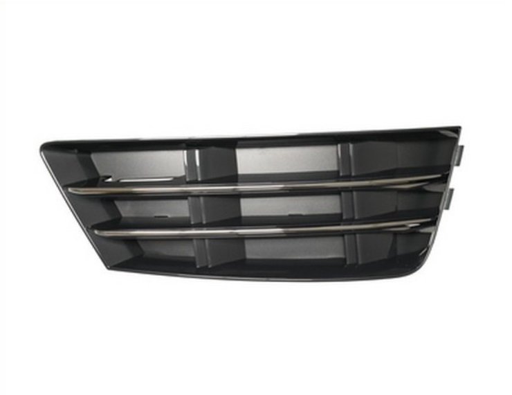 Acceder a la pieza Rejilla derecha parachoques, negro, moldura cromada