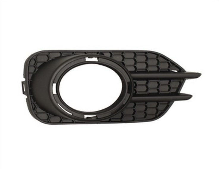Acceder a la pieza Rejilla izquierda parachoques, negra, antiniebla, marco (Sport)