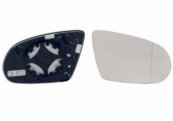 Acceder a la pieza Cristal + soporte retrovisor derecho, convexo, térmico Acceder a la pieza Cristal + soporte retrovisor derecho, convexo, térmico