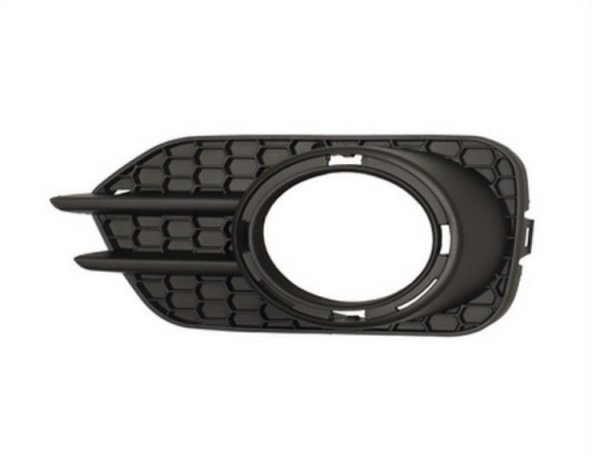 Acceder a la pieza Rejilla derecha parachoques, negra, antiniebla, marco (Sport)