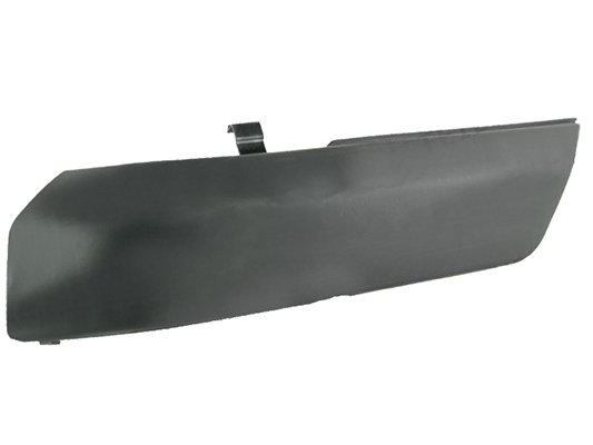 Moldura izquierda negra parachoques delantero