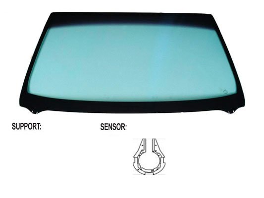 Acceder a la pieza Parabrisas verde, control solar