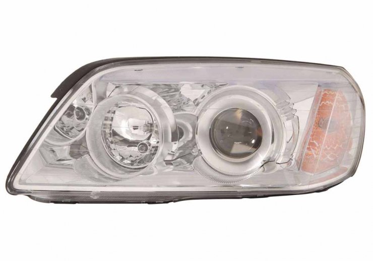 Acceder a la pieza Faro eléctrico izquierdo, cromado, H1+H7 (Motor)