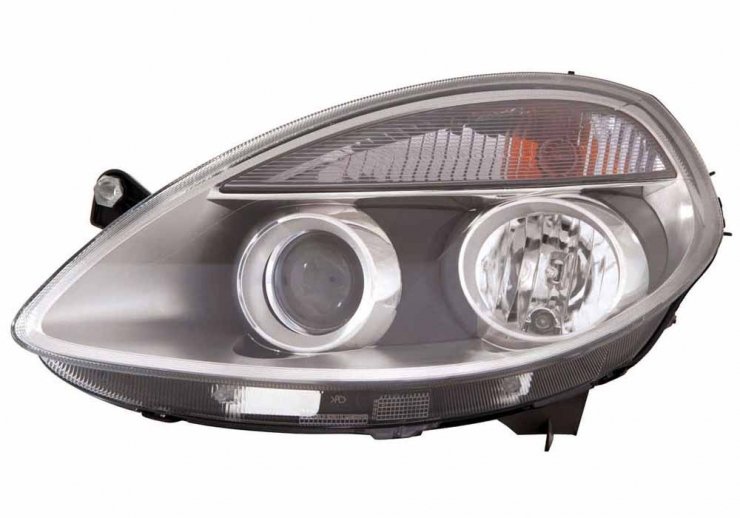 Acceder a la pieza Faro eléctrico izquierdo, H1+H1 (Motor)