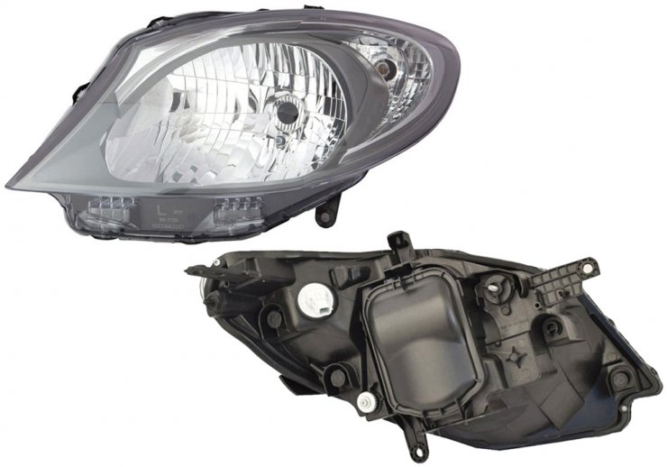 Acceder a la pieza Faro eléctrico izquierdo, H4