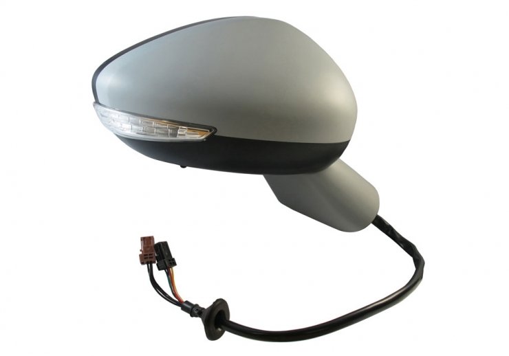 Acceder a la pieza Retrovisor eléctrico derecho, convexo, azul, térmico, imprimado, abatible, con intermitente, sonda, cortesía (12 pines)