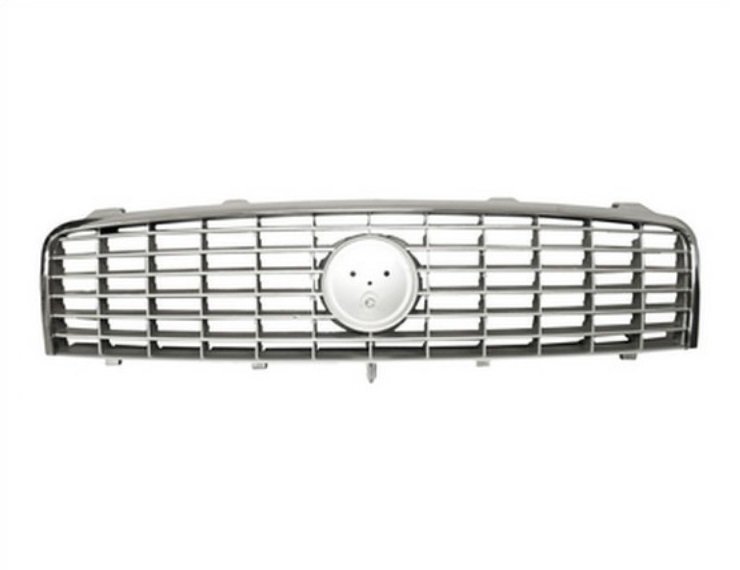 Acceder a la pieza Rejilla gris, marco cromado