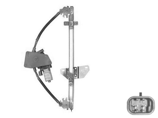 Acceder a la pieza Elevalunas eléctrico trasero derecho (4 puertas) (2 pines)