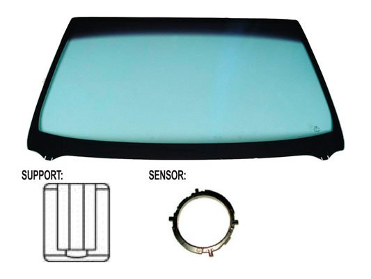 Acceder a la pieza Parabrisas verde, control solar