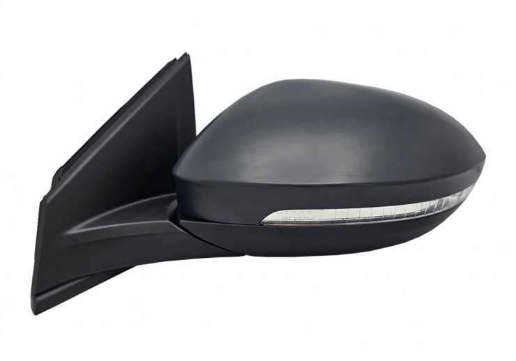 Retrovisor eléctrico izquierdo, asférico, térmico, imprimado, abatible, con intermitente, cortesía, side (11 pines) ACCESSOIRES CAMION-GUARDABARROS, SOPORTES, CALZOS pour VOLKSWAGEN TAIGO  pour VOLKSWAGEN TAIGO